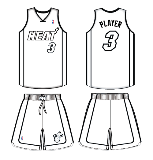 Image - Miami Heat white hot uniform.gif - Basketball Wiki - Wikia