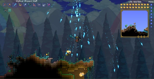 Blizzard Staff Terraria Wiki Wikia