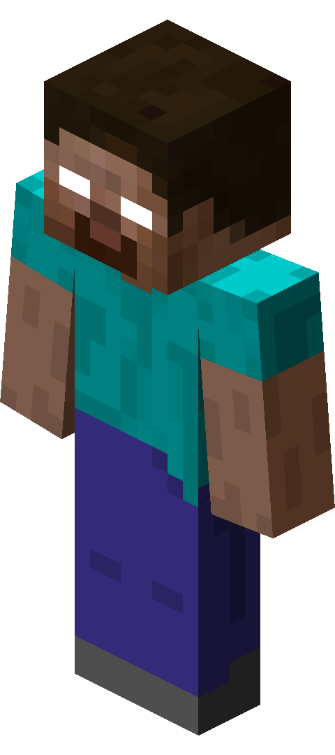 minecraft poster herobrine