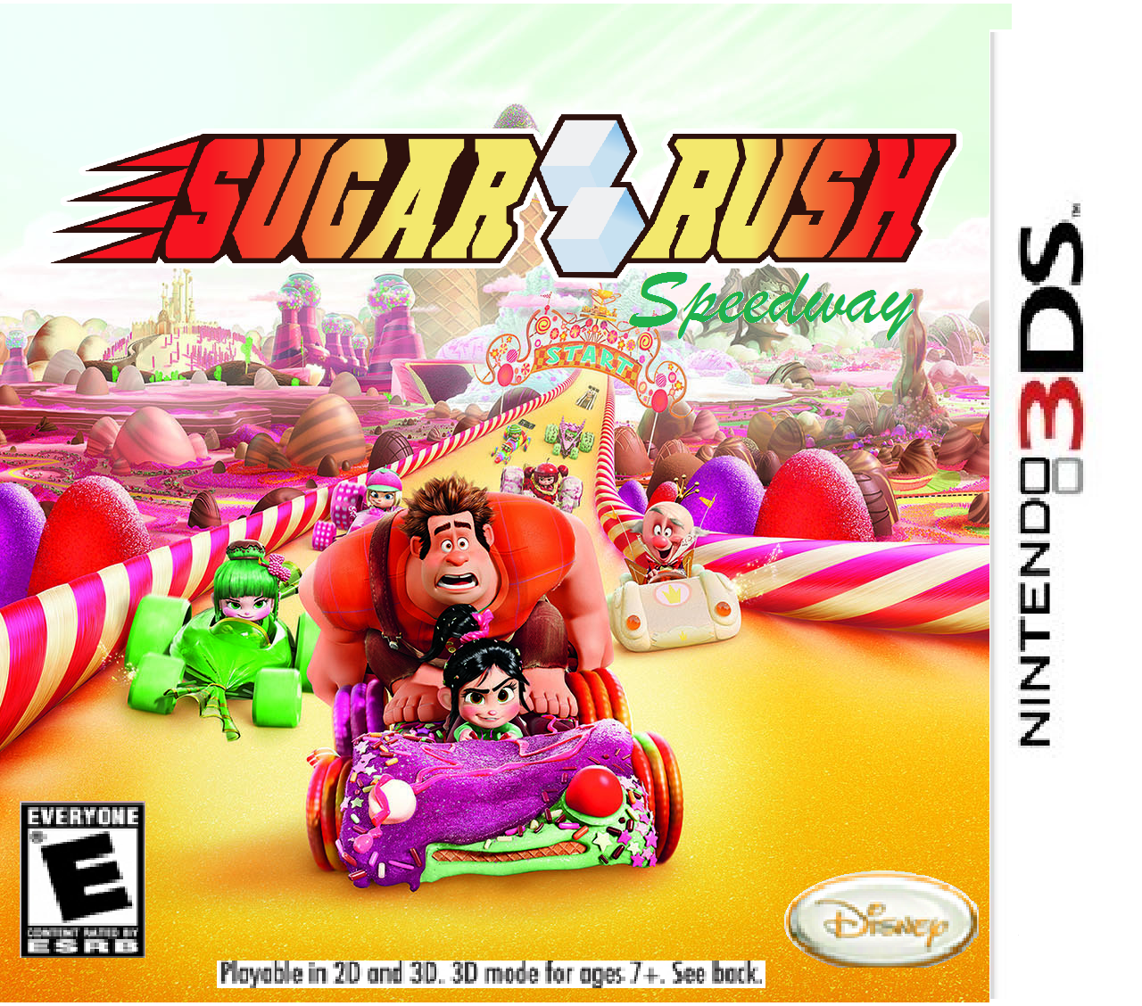 Rush Sugar Speedway Disney 3ds Wiki Videogame Wikia Fanon.