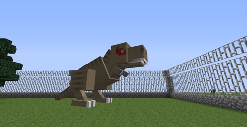 minecraft tyrannosaurus rex