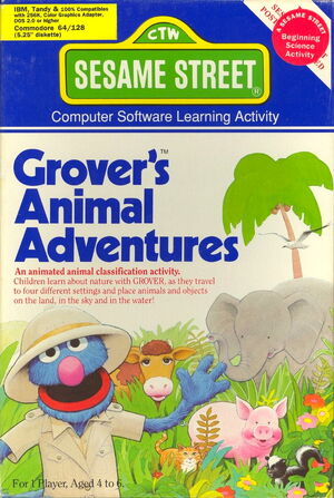 Hi tech 1987 grover's animal adventures 1