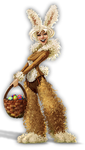 NPC rabbit lady