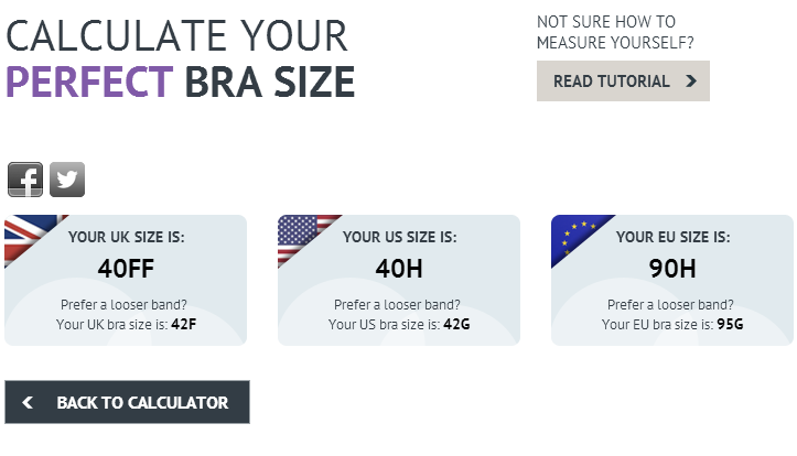 plus size bra size calculator