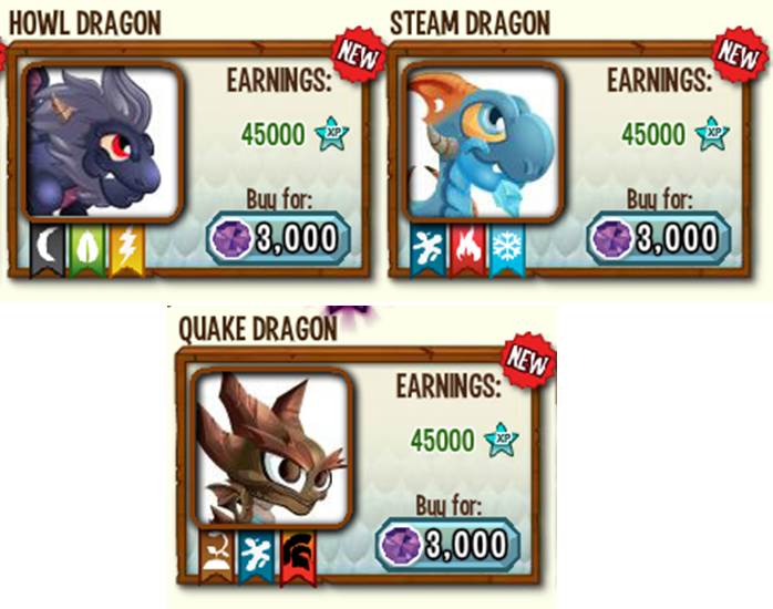 strongest 4 element dragon on dragon city