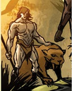 Kevin Plunder (Earth-93074) and Zabu (Earth-93074) from What If X-Men Age of Apocalypse Vol 1 1 0001.png
