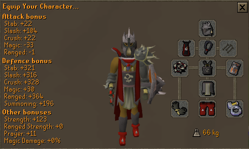 Runescape 3 equipment slots