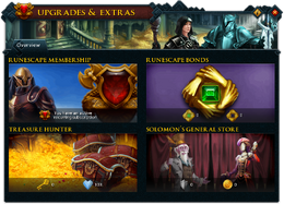 Extras interface