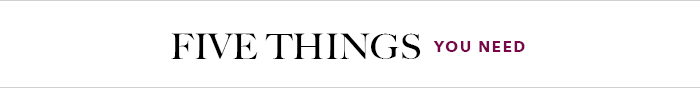 Fashion fivethings