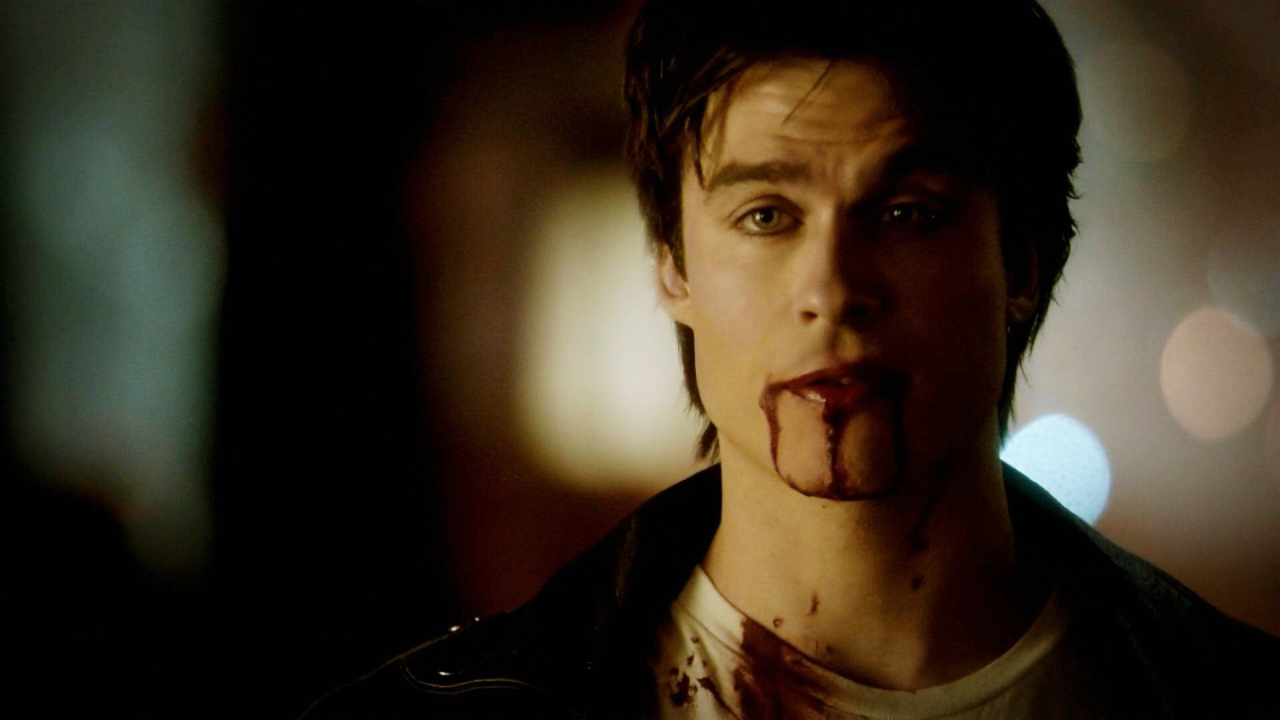 Damon Salvatore smile