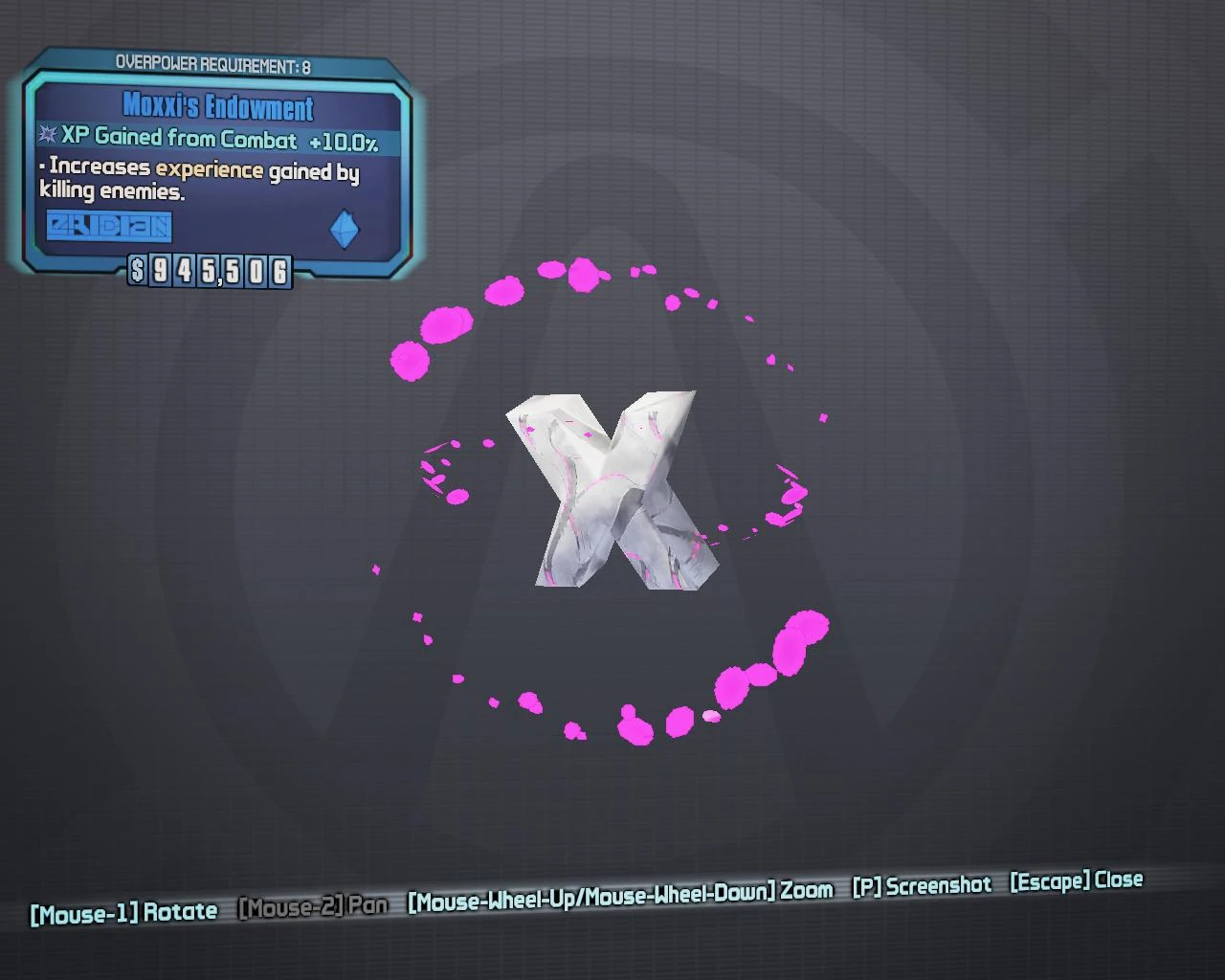 Moxxi's Endowment/Variant Chart Borderlands Wiki Walkthroughs