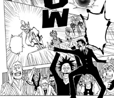 Leorio sent ging flying