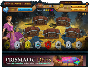 Treasure Hunter opening chest