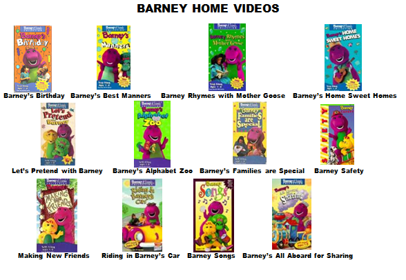 barney home video