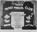 1931 MICKEY CLUB