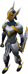 Armadyl armour equipped