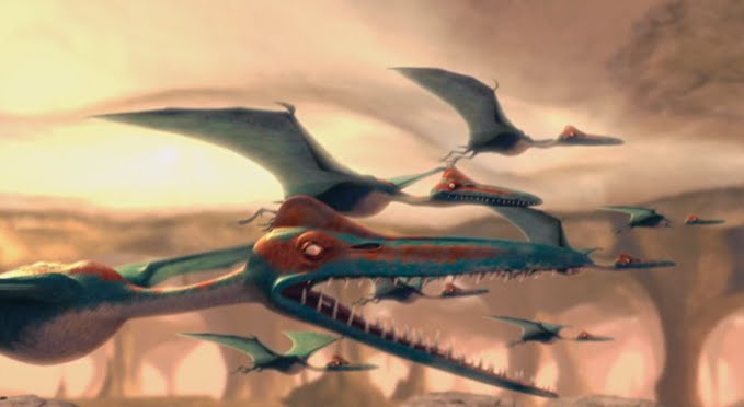 frozen pterosaur