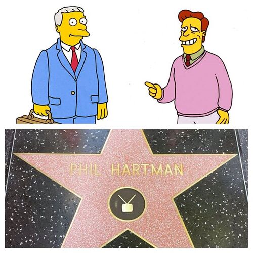 Phil Hartman Ex Dublador Dos Simpsons Na Calçada Da Fama Wikisimpsons