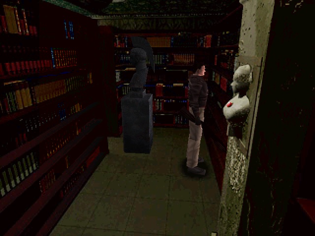 resident evil 2 remake library red on map