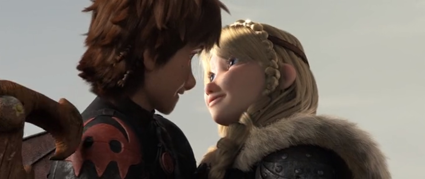 Hiccup And Astrid Looking At Each Other Lovingly And Affectionately After Their Kiss Hiccup And Astrid How Train Your Dragon How To Train Your Dragon