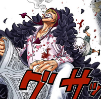 Law apuñalando a Corazón