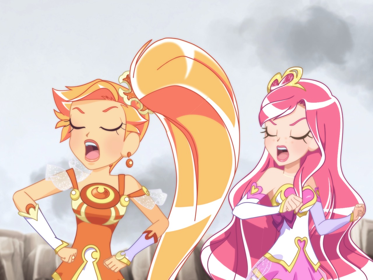 Image Iris And Auriana Transformed Png Lolirock Wiki Wikia