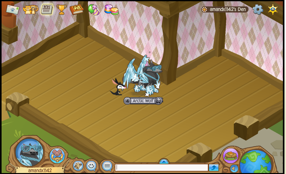 Pink Argyle Walls Animal Jam Wiki