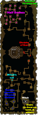 Map of Iban's Lair