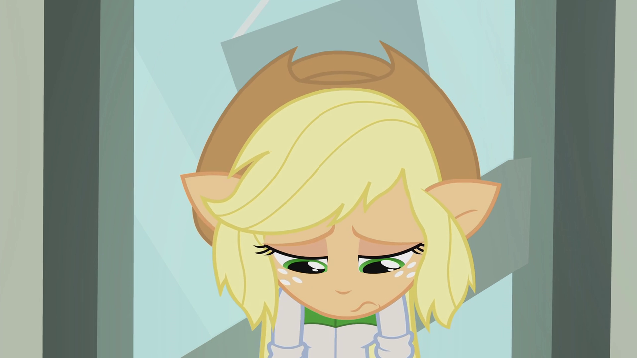 my little pony applejack sad