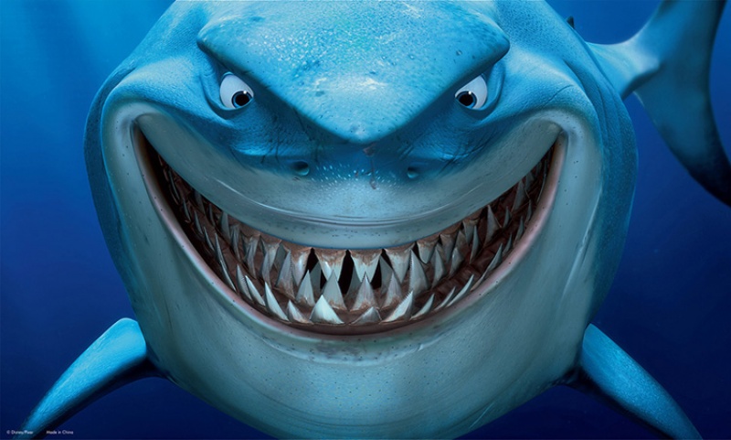 finding nemo fish with big teeth