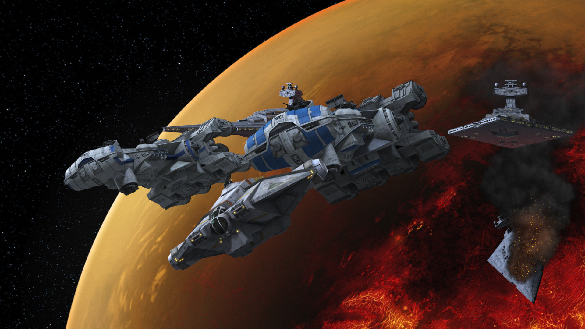 battle mustafar