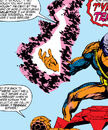 Benjamin Grimm, Tyros, Tyros's Sky-Sled, Tyros's Techno-Suit (Earth-616) from Fantastic Four Vol 1 259.jpg