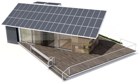 Resultado de imagem para casa solar