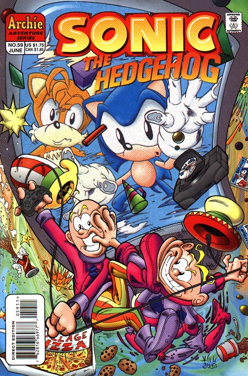 Archie Sonic the Hedgehog Issue 59 - Mobius Encyclopaedia - Sonic the ...