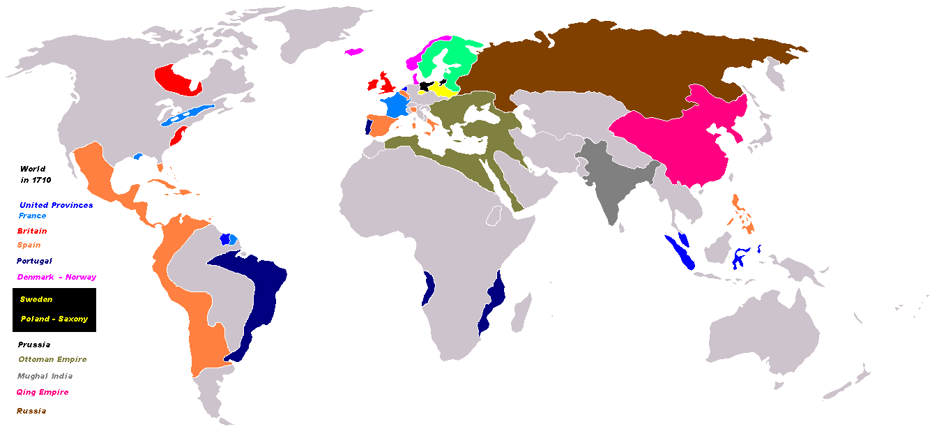 World Map 1710