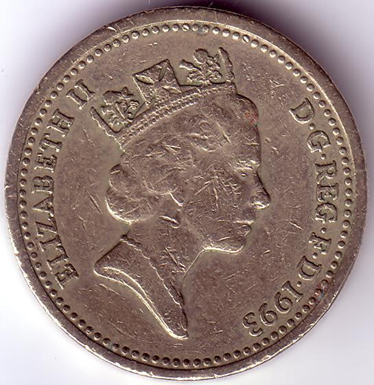 GBP 1993 1 Pound - Coin Collecting Wiki