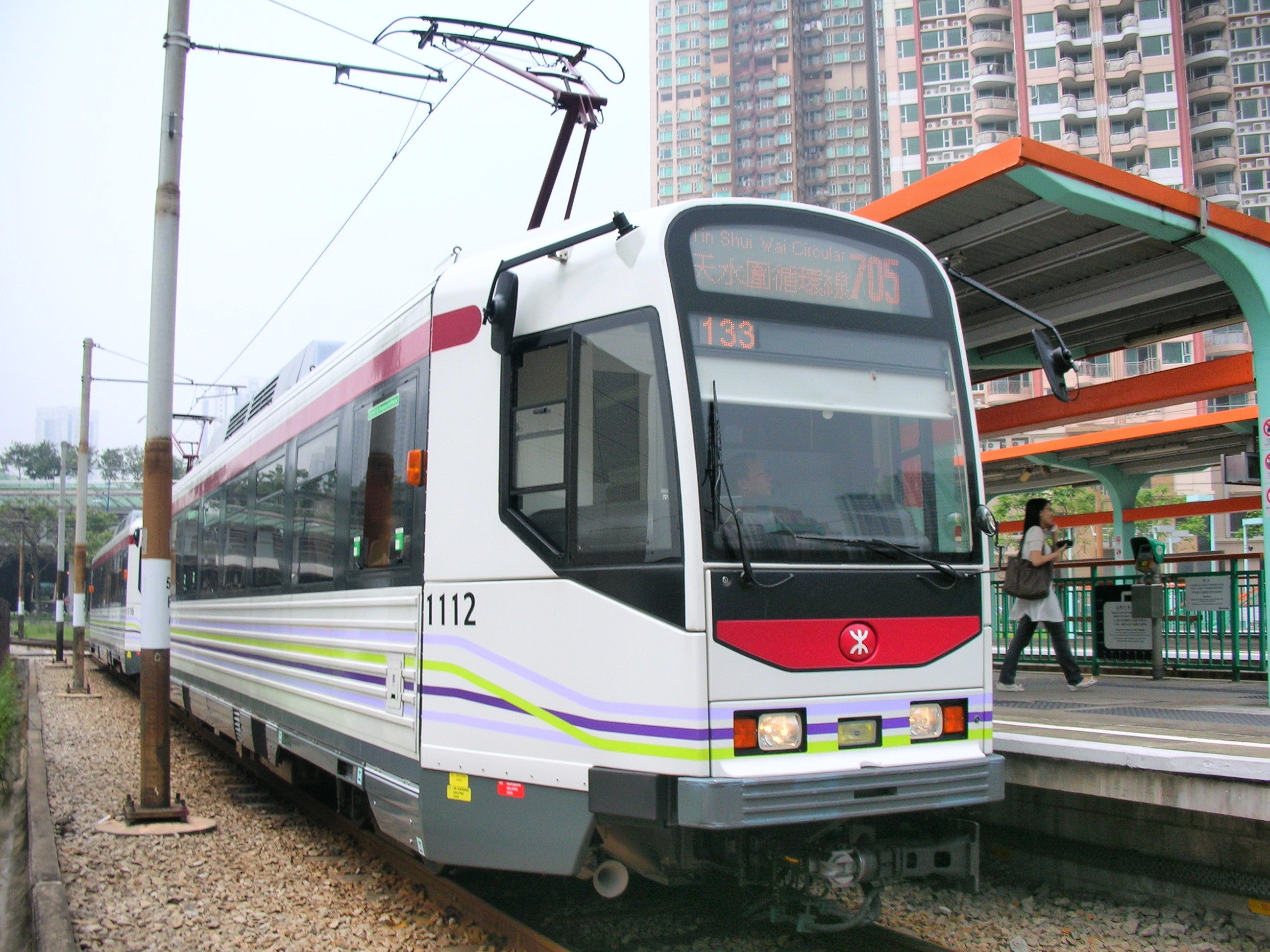 香港轻铁新车图片