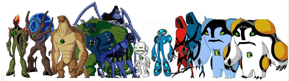 Todos los alienigenas de ben 10 supremos - Imagui