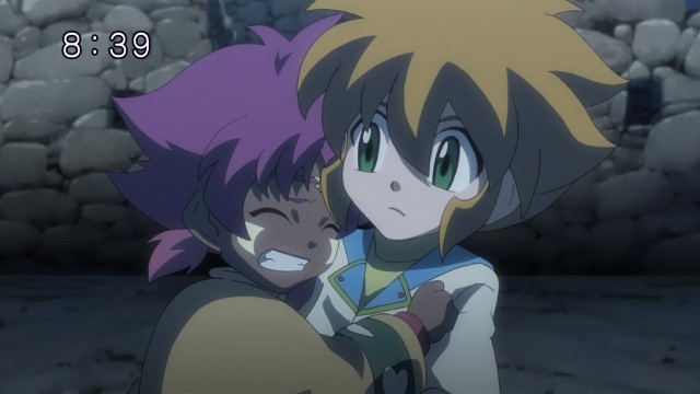 Image - Titi huging yu.jpg - Beyblade Wiki, the free Beyblade encyclopedia!