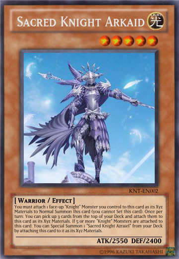 Image - Sacred Knight Arkaid.png - Yu-Gi-Oh Card Maker Wiki - Cards ...