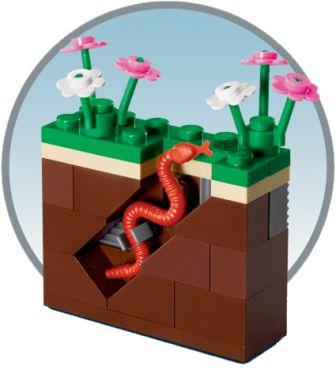 40038 Worm and Earth - Brickipedia, the LEGO Wiki