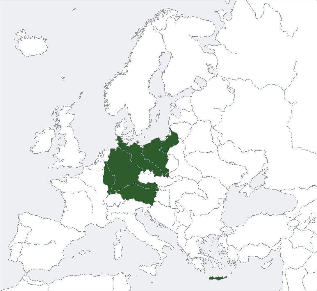 Карта немецкой империи