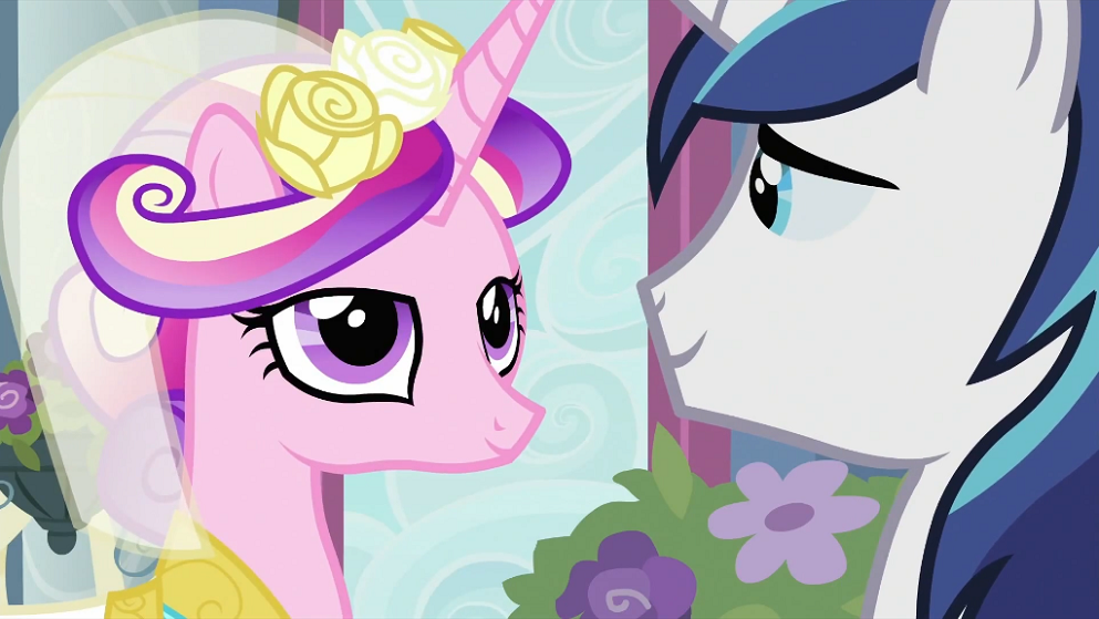 Image - Princess Cadance with Shining Armor S2E26.png - My Little Pony ...