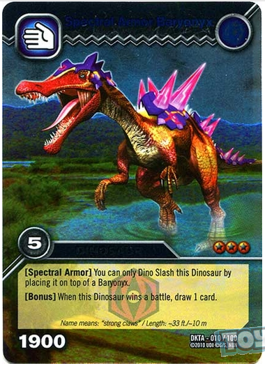 Image - Baryonyx Spectral Armor TCG Card 1.png - Dinosaur King