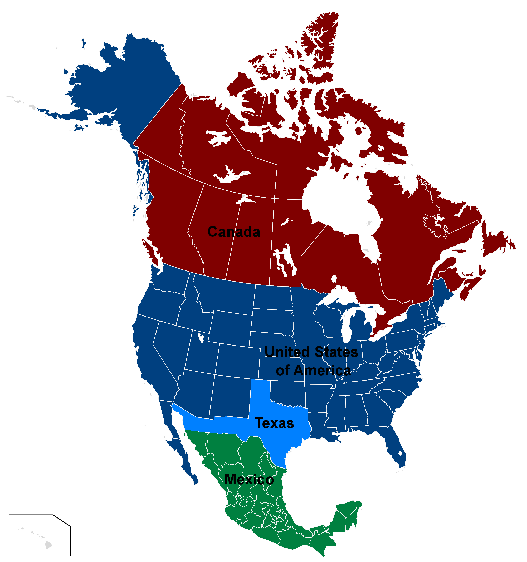 Большая часть северной америки говорит на. Северная Америка Америка. Континент Северная Америка. Государства на континенте Америка. Государства на континенте Северная Америка.