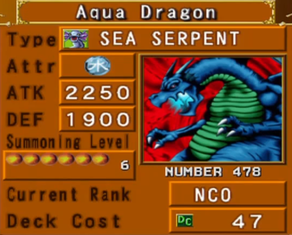 Aqua Dragon (DOR) - Yu-Gi-Oh!