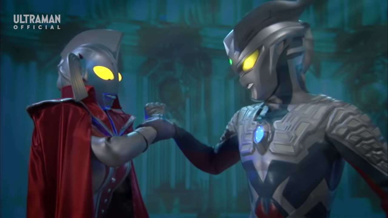 Image - Fake Ultra Mother been stopped by Zero.jpg - Ultraman Wiki