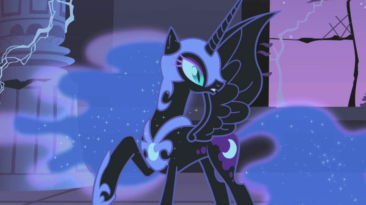 Image - Nightmare Moon scared S1E2.png - My Little Pony Friendship is ...