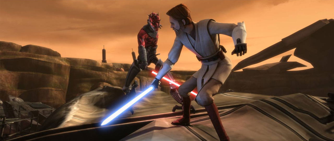 Image - Darth Maul vs Kenobi-Revival.PNG - The Clone Wars