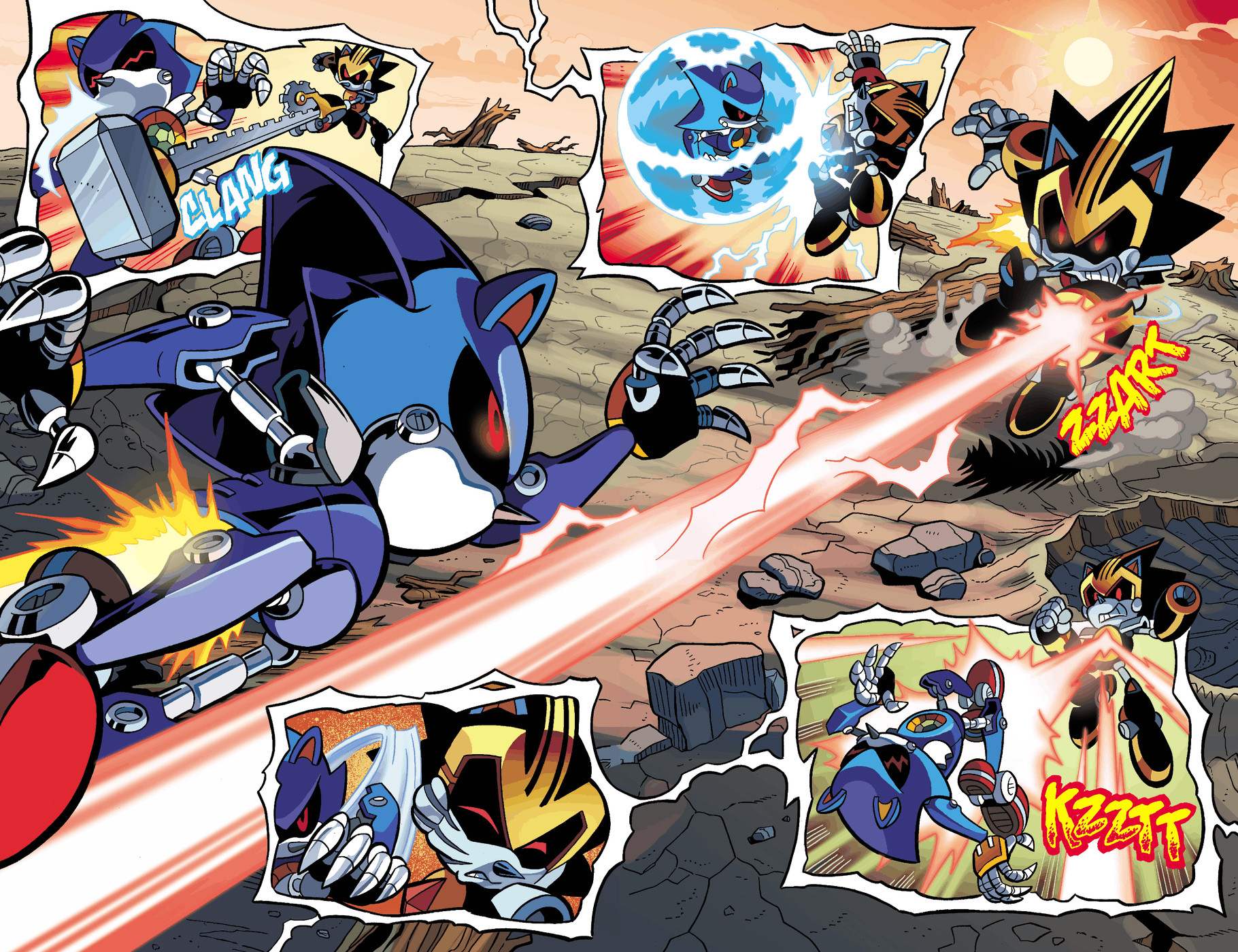 Metal Sonic - Mobius Encyclopaedia - Sonic the Hedgehog Comics